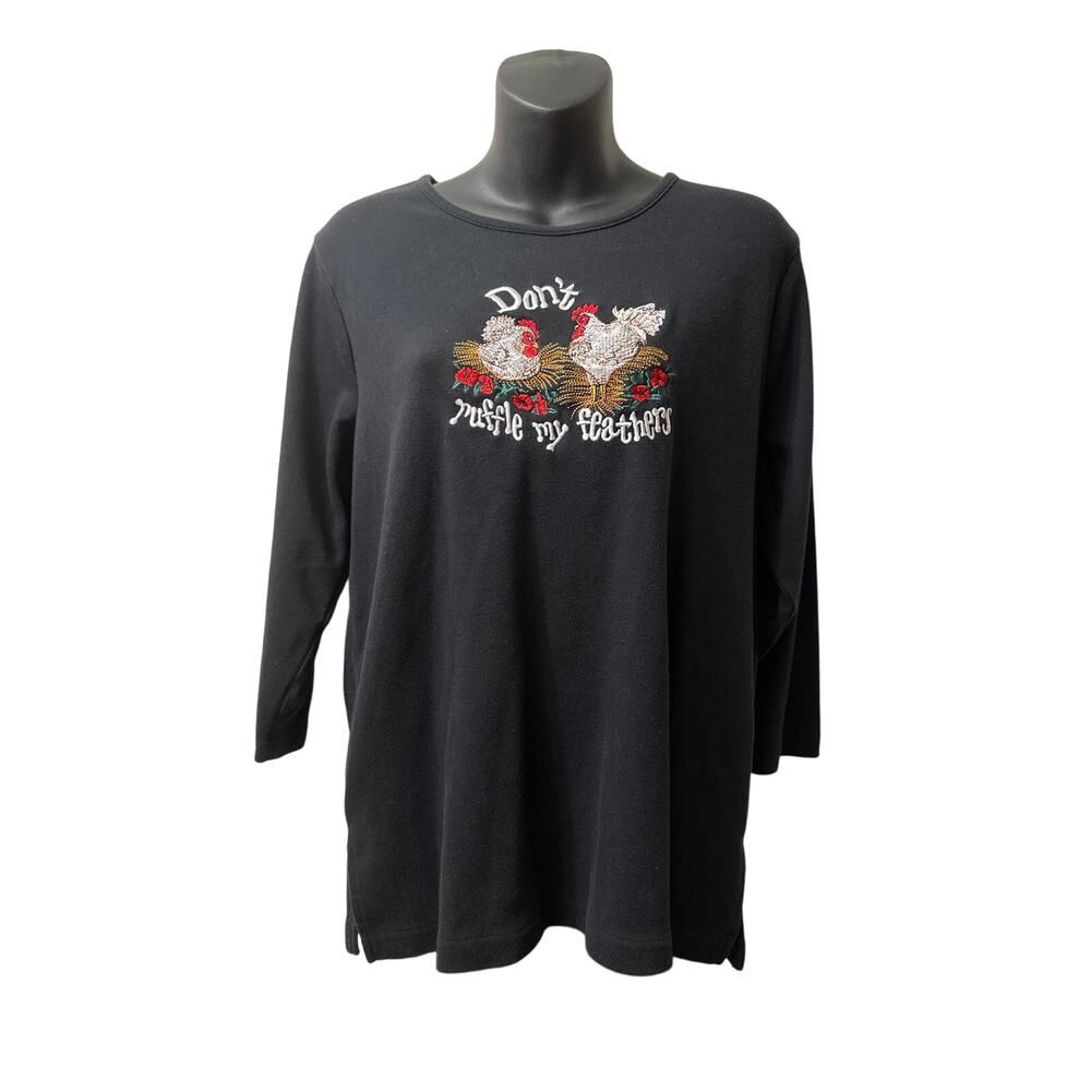 Adorable Chicken Shirt- MEDIUM- Made by Bon Worth